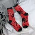 thumbnail image 5 of Pofeuu Spider Print Crew Socks, Adult Running Hiking Socks for Youth and Adult, 5 of 6