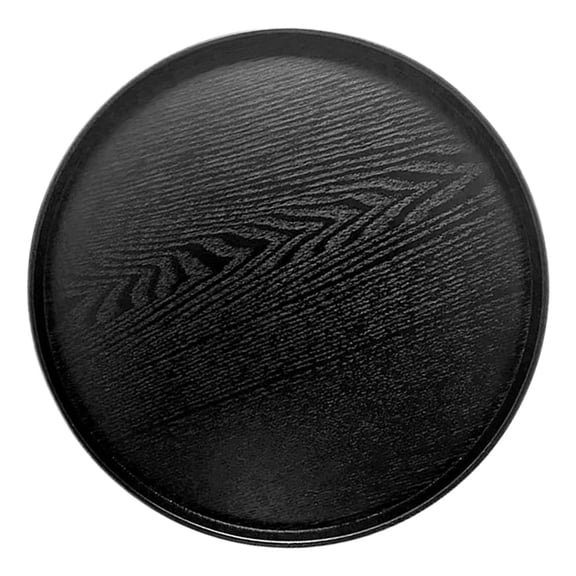 MLINS  Round Restaurant Serving Trays Functional Solid Wood Pallet