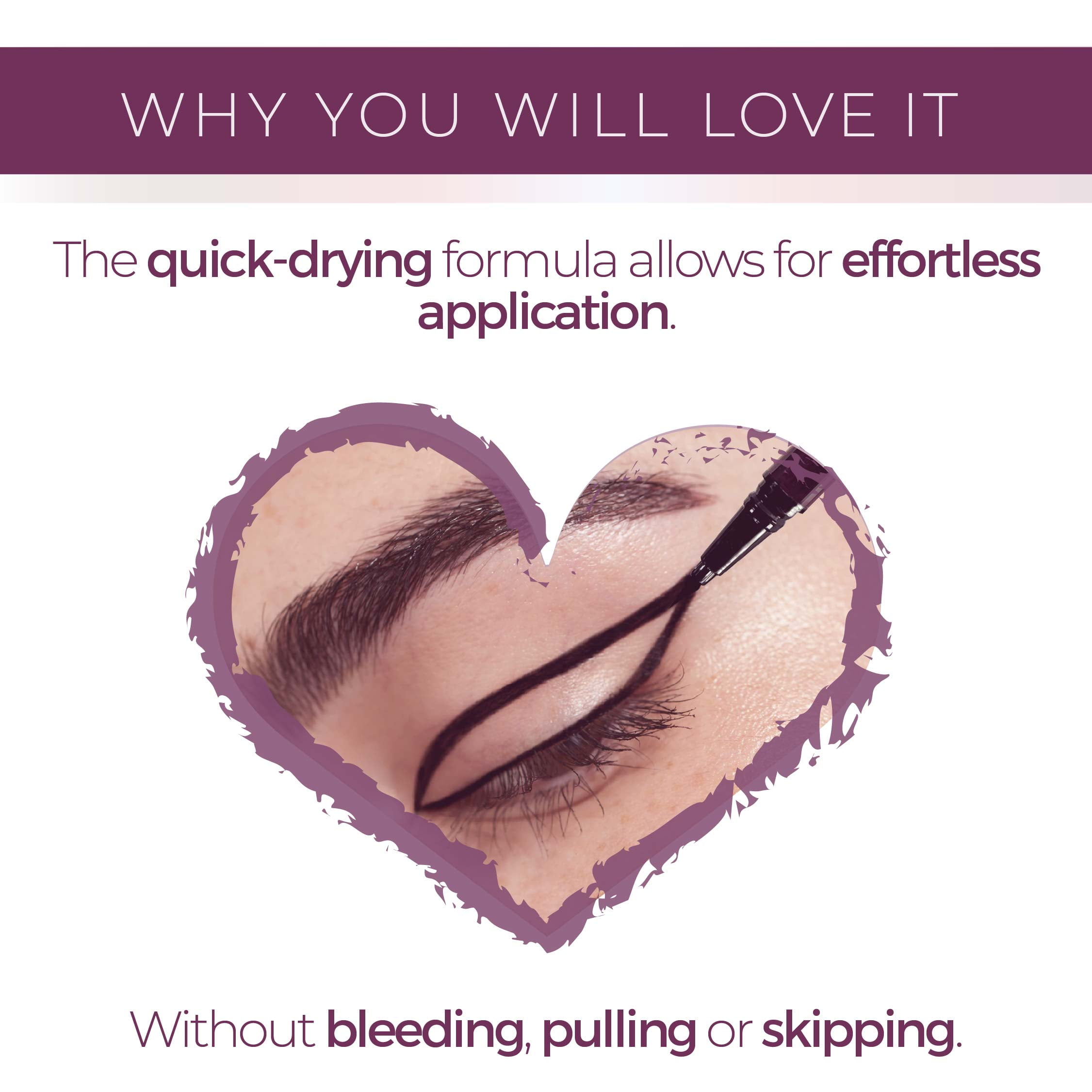 Blinc Micropoint Eyeliner Pen | Ultra-precise Felt Tip | No-Skip, Ultra-Longwearing, Highly-Pigmented, Waterproof Eye Liner  | Vegan, Gluten-Free and Cruelty-Free | 0.5mL / 0.017 Fl Oz.