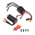 thumbnail image 1 of Motor sin cepillo 3670 2260kv oso de fresa 100a Kit ESC, 1 of 10
