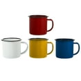 thumbnail image 2 of Shisuyan 4Pcs Enamel Mug Vintage Camping Mugs Water Mugs Camping Coffee Milk Mugs, 2 of 8