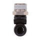 thumbnail image 3 of Conector de Codo de Rosca Soledad 90 Grados 5 Piezas Plástico Metal Negro, 3 of 10