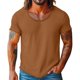 thumbnail image 1 of M Y M Camisa sin Mangas Color Sólido Clásico Ropa Deportiva Casual para Cualquier Temporada Camisas de Lino de los Hombres, 1 of 7