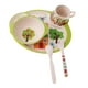 thumbnail image 1 of Vajilla para Niños de Platos de Alimentación para Bebés Tazón Taza Tenedor 5pcs / Sets - 2, Se Describe Macarena Vajilla de fibra de bambú, 1 of 8
