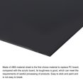 thumbnail image 4 of Unique Bargains ABS Plastic Sheet 10 Inch x 8 Inch x 0.08 Inch ABS Styrene Sheets for Building Model Crafts Panel Black 3 Pcs, 4 of 6