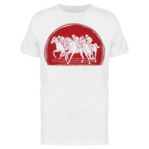 Horse Racing Sunlight Tee Men's -Image by Shutterstock