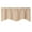 Beige, variant on Loyerfyivos Blackout Window Valance Burlap Tan Rod Pocket Farmhouse Style Window Treatment Decor Curtains for Kitchen Bathroom Living Room 18.1" x 52" (Beige)
