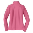 thumbnail image 6 of Womens Sport Wick Stretch 1/2 Zip Polyester/Spandex Pullover Dusty Rose M, 6 of 7