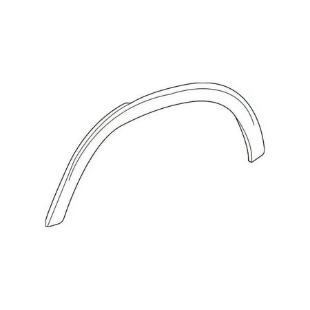 Genuine OE Mercedes-Benz Wheel Opening Molding - 1678850400 Fits select: 2020-2021 MERCEDES-BENZ GLE, 2021 MERCEDES-BENZ GLE COUPE