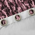 thumbnail image 4 of Castle Fairy Camouflage Blackout Curtains Set of 2 (52x84 Each),Geometric Window Curtains, 4 of 6