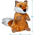 thumbnail image 4 of IGUOHAO Dog Squeaky Chew IGUOHAO Fun Skin,Plush,Log Raccoon & Fox Bundle Large, 4 of 7