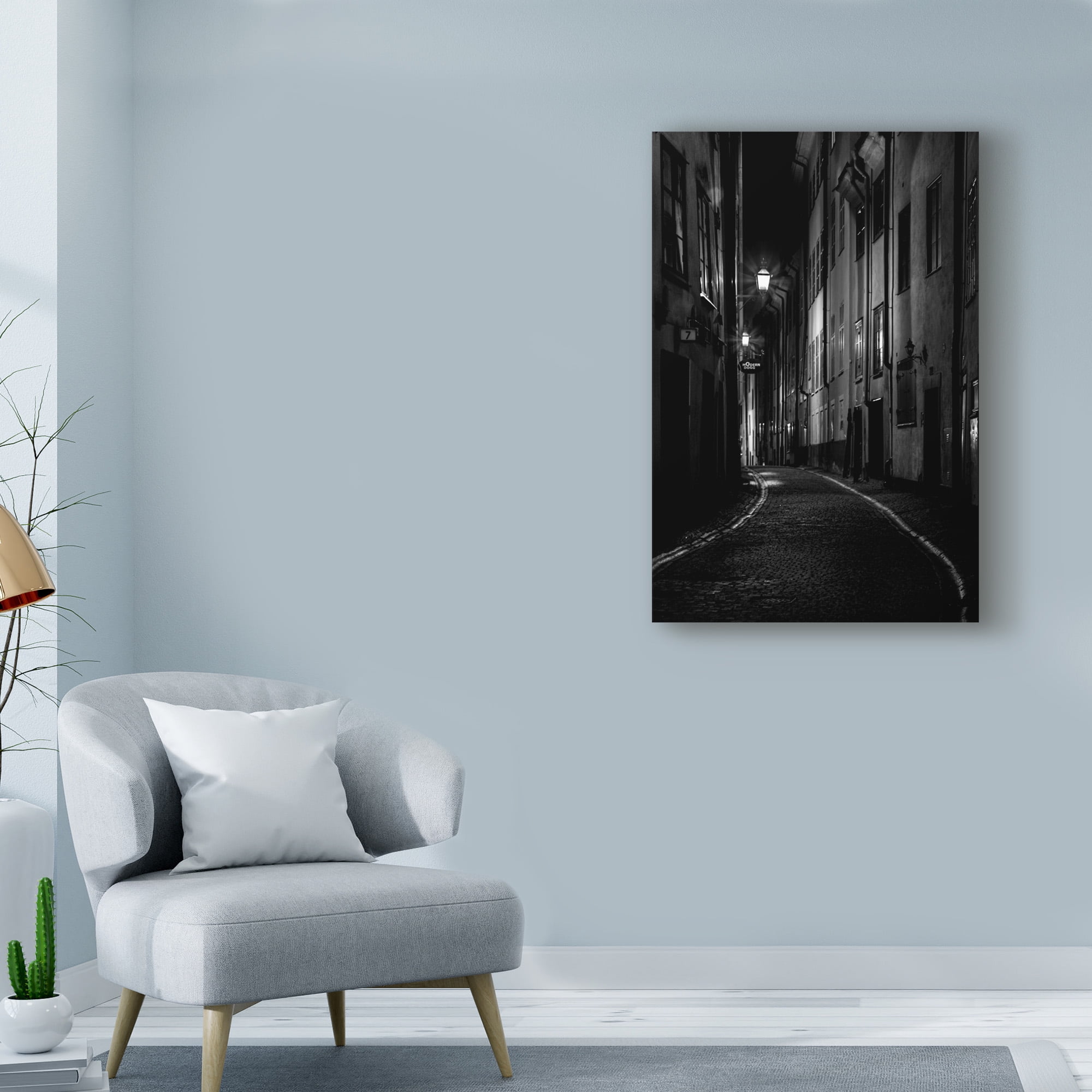 Trademark Fine Art 'Sweden Alley' Canvas Art by Maciej Duczynski