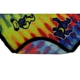 thumbnail image 2 of Grateful Dead Bears Tie Dye Fleece Blanket, 2 of 2