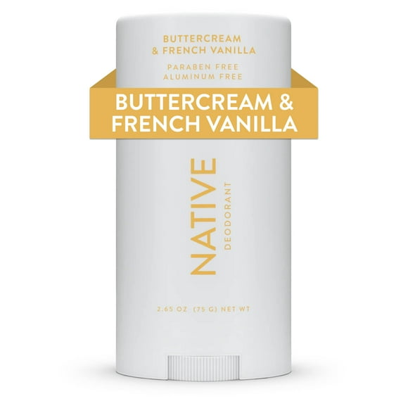 Desodorante Native Buttercream & Vanilla, 72 horas, control de olores