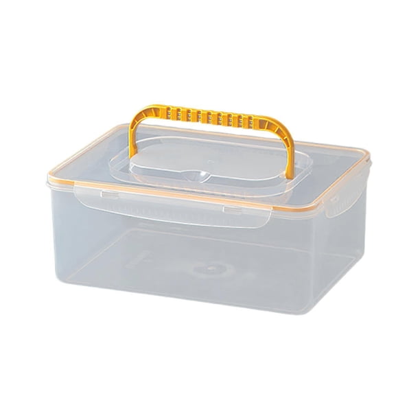 Plastic Organizer Box Transparent Portable Tool Box Multipurpose Electrician Drill Tool Storage Box Hardware Tool Case Large