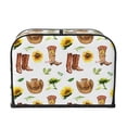 thumbnail image 2 of Daiia Rustic Western Charm Pattern 4 slice Toaster Cover, Toaster Appliance Dust-proof Cover For Kitchen Small Appliance Dust Cover and Fingerprint Protection, 2 of 7