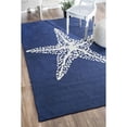 thumbnail image 2 of Nuloom 4' x 6' Hand Hooked Marine Indoor and Outdoor Area Rug in Blue, 2 of 3