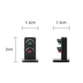 thumbnail image 4 of 5Pcs Model Traffic Lights Led Train Model Signal Light 1:87 Scale Steel Column Layout Lamp Posts Railway Train Garden Scenery, 4 of 8