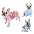 thumbnail image 6 of Frogued Dog Vest Stripes Pattern Easy-wearing Skin-friendly Pet Dog Puppy Vest Pet Supplies (Black,S), 6 of 13
