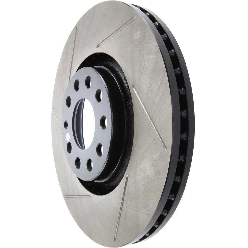 StopTech Power Slot 01-06 Audi Allroad / 05-09 A4 / 6/99-04 A6 / 99-02 S4 Right Front Slotted Rotor