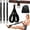 Black, variant on Multifunction Pedal Resistance Band with Handle, 2026 Upgraded 3-Level Resistance Sit Up Exercise Equipment,Tension Rope Trainer for Abs,Core,Arms,Legs & Glutes,Portable Home Exercise Bands