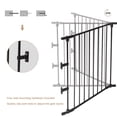 thumbnail image 5 of Ktaxon Foldable Entryway Fence Metal Indoor 29"H Large Size, 3PCS Dog Gates Playpen, Pet Exercise Enclosure, Black, 5 of 13