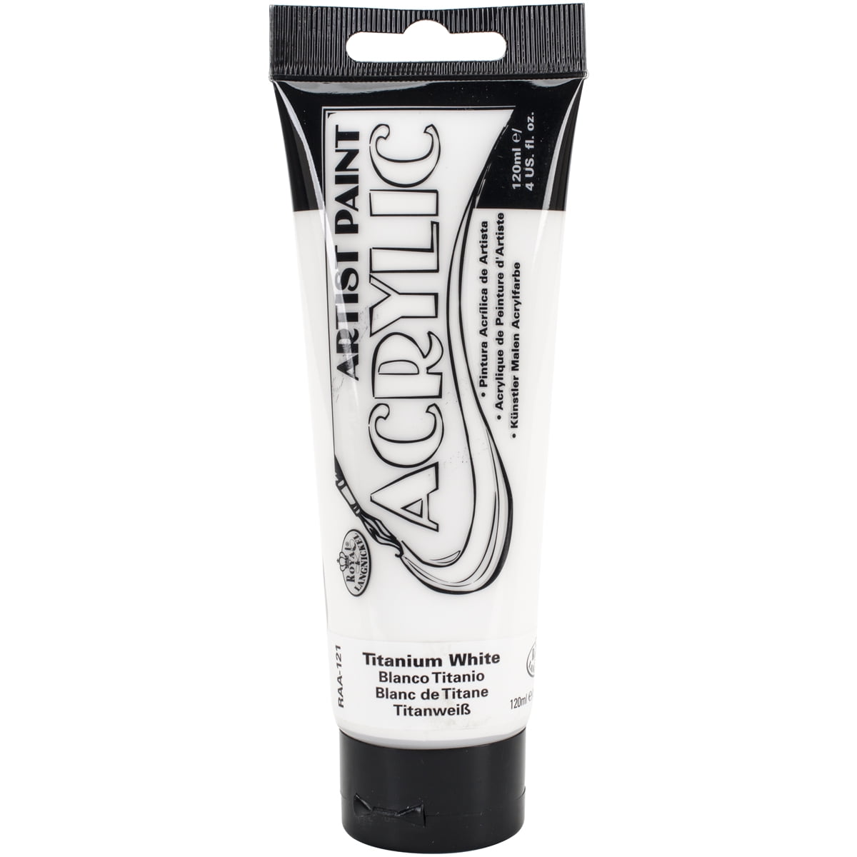 essentials tm acrylic paint 4oz titanium white