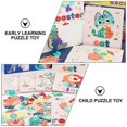 thumbnail image 2 of Enlightenment Letters Matching Toy Jigsaw Puzzle Word Game 1Set for Kids, 2 of 5