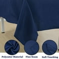 thumbnail image 4 of PiccoCasa Tablecloth Dining Table Cover Protector Indoor Navy Blue 55 x 71 Inch, 4 of 7
