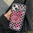thumbnail image 4 of Para Samsung A14 A04s A12 A50 A53 A23 A34 A54 A13 A03s A03 A04E A20s A11 A31 A51 A21s A32 A02s A52s A52 A04s A04 A30 A20 A30s A10s A71 A22 Love Heart Checkerboard Pulsera Funda Blanda, 4 of 4