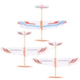 thumbnail image 3 of 3 Pcs Modèle d'Avion Simple Intéressant, Jouet Planeur à Bande Élastique Alimenté pour Enfants, 3 of 5