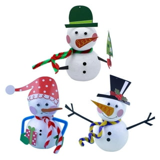 Christmas Snowman Decorating Kit Snowman Making Kit Winter Party