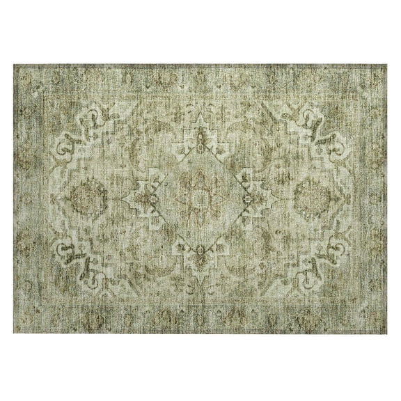 Dalyn Rugs Machine Washable Indoor/Outdoor Chantille ACN2164 Sage 1'8" x 2'6" Rug