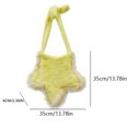 thumbnail image 4 of Bolso Hombro Y2K Plush Fashion Messenger Bag Al Aire Libre () Amarillo, 4 of 6