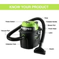 thumbnail image 7 of WORKPRO Wet Dry Vacuum 2.5 Gallon 3 Peak Horsepower Portable Shop Vacuum Cleaner Black W125080A, 7 of 7