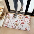 thumbnail image 2 of Red Christmas Gingerbread Man Pattern Door Rugs,Washable Non Slip Door Mats Indoor,Decorative Door Mats,Entry Mat Indoor for Entrance,Bedroom,Kitchen,Bathroom,16"x24", 2 of 6