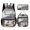 Coastal Patio View, variant on 3-in-1 Backpack Set, Includes Bookbag, Insulated Lunch Bag, and Pencil Case,City Fireworks