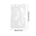 thumbnail image 3 of Tree Protection Cover – Plant Freeze Shield | Transparent Plastic Winter Barrier, Cold Weather Use, Reusable Mesh Bag | Clear | 94.49x82.68in, 3 of 6