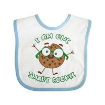 Inktastic I Am One Smart Cookie Boys or Girls Baby Bib