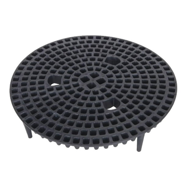 Cubeta para lavado de coches con inserto para polvo y suciedad, práctico recogedor de arena de 26 cm de diámetro. Negro