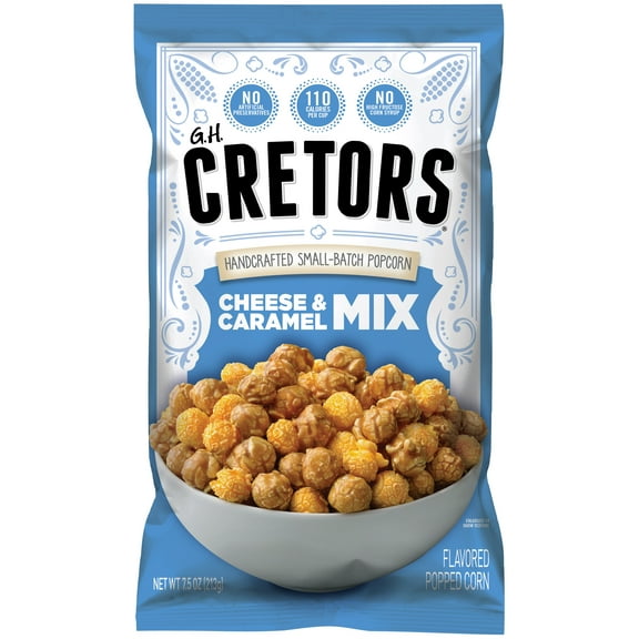 Cretors Handcrafted Small-Batch Popcorn Cheese & Caramel Mix, 7.5 oz