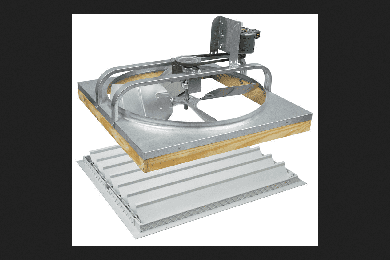 Air Vent Whole House Fan 34 in. x 34 in. 30 in. 5,700 cfm 341/4 in. x