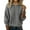 Grey, variant on Women's Cable Knit Hooded Sweater, Solid Color Pullover, Windproof Casual Sweater, Fall Winter Spring Knit Top, Everyday Hooded Pullover Beige XXL