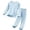 Light Blue, variant on Soft Girls Pajama Set Long Sleeve Sleepwear Comfortable Kids Loungewear Outfit For Toddler And Children Cozy 5 Am Somewhere Baby