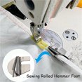 thumbnail image 6 of Universal Sewing Rolled Hemmer Foot Set 3-10mm Wide Rolled Hem Presser Foot for Sewing Machines 4-Pack for Tools/Office(Silver),Hulucky, 6 of 7