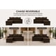 thumbnail image 2 of Sala Esquinera Modular El Bazar Store Vancouver Chocolate 175x130 cm Sofa Lado derecho ó izquierdo Económica, Tela Lino, 2 of 7