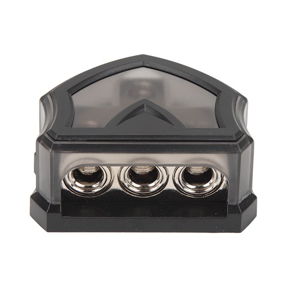 Power Ground Distribution Block, Safe 3 Way High Hardness Power Distribution Block  for Car Boat Audio