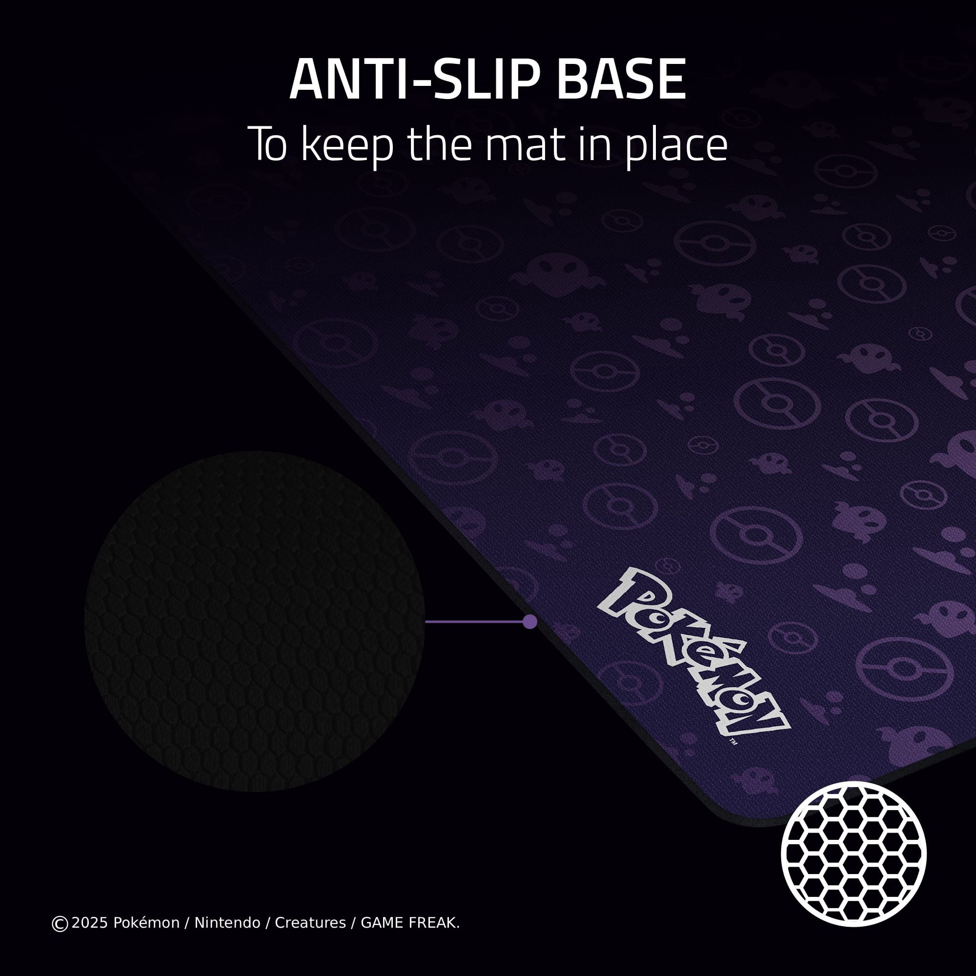 Razer Gigantus V2 XXL Textured Cloth Mouse Pad, Pokemon Gengar Edition