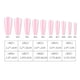 thumbnail image 5 of 100 puntas de uñas postizas, puntas de uñas acrílicas transparentes, cubierta completa, uñas po Romacci Uñas postizas, 5 of 7