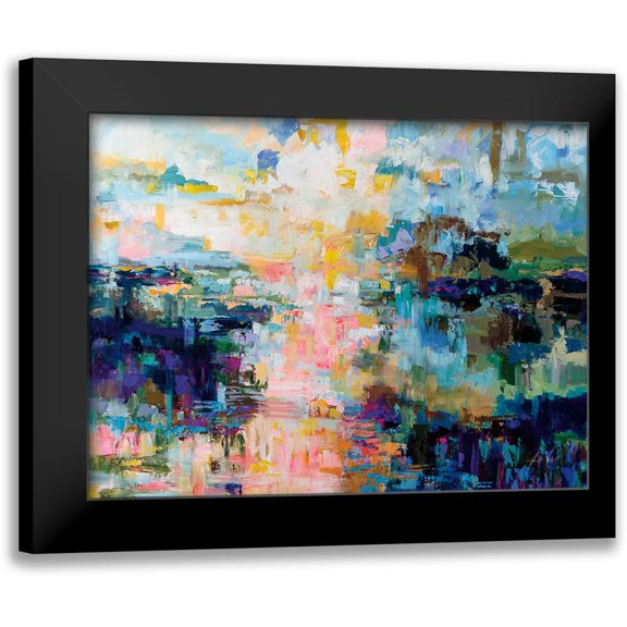 Vertentes, Jeanette 14x12 Black Modern Framed Museum Art Print Titled - Joy of My Life